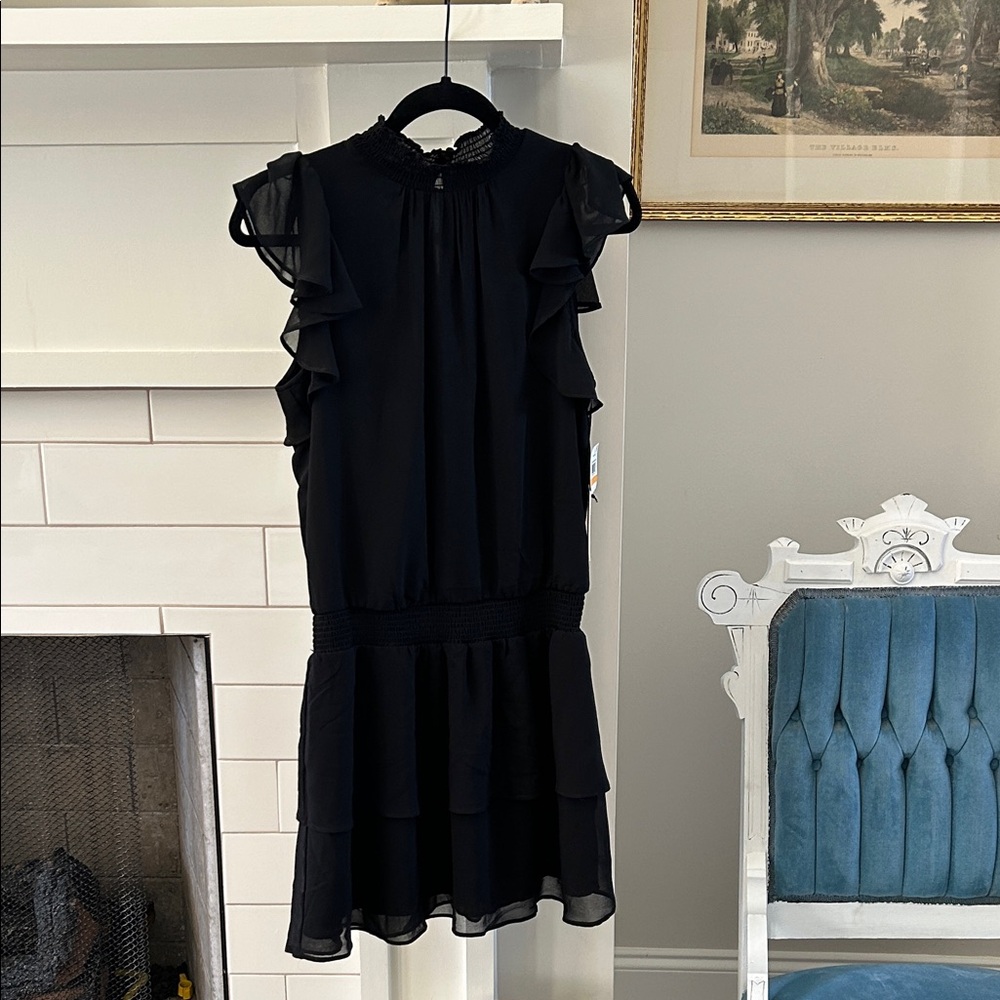 1. State Black Ruffle Dress